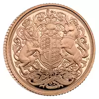 Złoty Brytyjski Suweren 2022 Memoriał Królowej Elżbiety II Proof - złota moneta