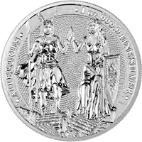 Allegories: Galia & Germania 1 uncja 2023 - srebrna moneta