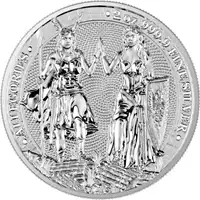 Allegories: Galia & Germania 2 uncje 2023 - srebrna moneta