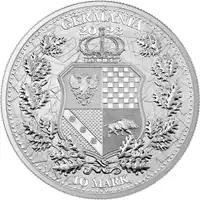 Allegories: Galia & Germania 2 uncje 2023 - srebrna moneta