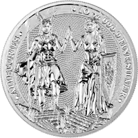 Allegories: Galia & Germania 10 uncji 2023 - srebrna moneta