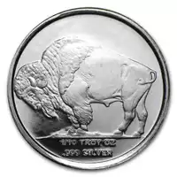 Amerykański Bizon 1/10 uncji 2023 Round - srebrna moneta