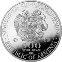 Arka Noego zestaw 500 x 1 uncja 2020 - srebrna moneta