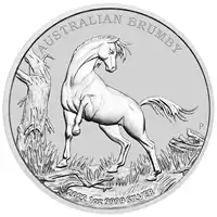Australian Brumby 1 uncja 2022 - srebrna moneta
