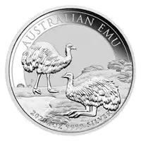 Australijski Emu 1 uncja 2020 - srebrna moneta
