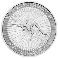Australijski Kangur 1 uncja 2021 - srebrna moneta