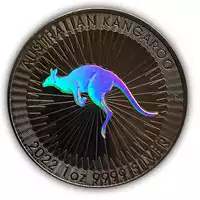 Australijski Kangur 1 uncja 2022 Ruten Hologram - srebrna moneta