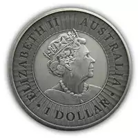 Australijski Kangur 1 uncja 2020 Antique Hologram - srebrna moneta