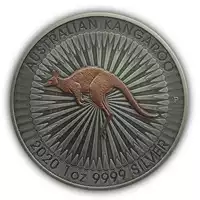 Australijski Kangur 1 uncja 2020 Rose Gold Antique - srebrna moneta