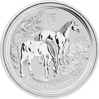 Australijski Lunar: Rok Konia 2014 1 uncja - srebrna moneta