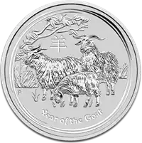 Australijski Lunar 1 kilogram - srebrna moneta