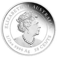 Australijski Lunar: Rok Królika 2023 1/2 uncji Proof - srebrna moneta