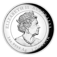 Australijski Lunar: Rok Królika 2023 1 uncja Proof High Relief - srebrna moneta