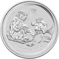 Australijski Lunar: Rok Małpy 2016 1 uncja - srebrna moneta