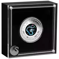 Australijski Lunar: Rok Smoka 2024 1 uncja Opal - srebrna moneta