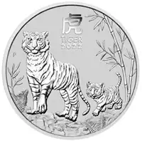 Australijski Lunar: Rok Tygrysa 2022 1 kilogram - srebrna moneta