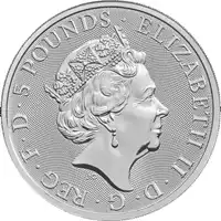 Bestie Królowej 2018: Szkocki Jednorożec 2 uncje - srebrna moneta