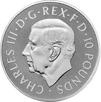 Bestie Tudorów: Jednorożec Seymour 10 uncji 2024 - srebrna moneta