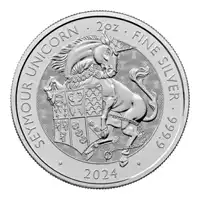 Bestie Tudorów: Jednorożec Seymour 2 uncje 2024 - srebrna moneta