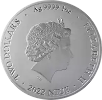 Bitcoin 1 uncja 2022 - srebrna moneta