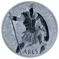 Bogowie Olimpu: Ares 1 uncja 2023 - srebrna moneta