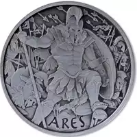 Bogowie Olimpu: Ares 5 uncji 2023 - srebrna moneta