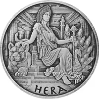 Bogowie Olimpu: Hera 1 uncja 2022 - srebrna moneta