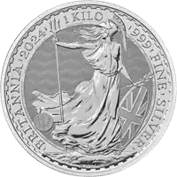 Britannia 1 kilogram 2024 Król Karol III - srebrna moneta