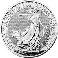 Britannia 1 uncja 2021 - srebrna moneta