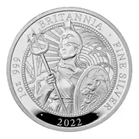 Britannia 1 uncja 2022 Proof - srebrna moneta