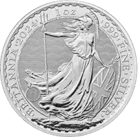Britannia 1 uncja 2024 Król Karol III - srebrna moneta