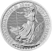 Britannia 10 uncji 2024 - srebrna moneta