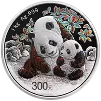 Chińska Panda 1 kilogram 2024 Proof - srebrna moneta