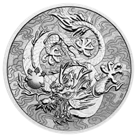 Chińskie Mity i Legendy: Smok 1 uncja 2021 - srebrna moneta