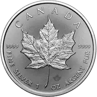 Kanadyjski Liść Klonowy 1 uncja 2024 - srebrna moneta