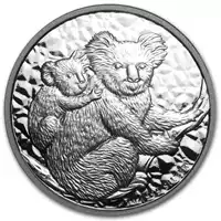 Koala 1 uncja 2008 - srebrna moneta