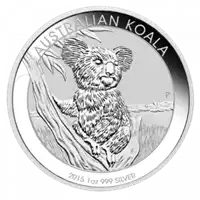 Koala 1 uncja 2015 - srebrna moneta