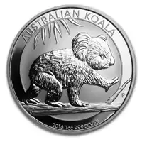 Koala 1 uncja 2016 - srebrna moneta