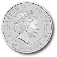 Kookaburra 1 kilogram 2010 - srebrna moneta