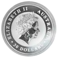 Kookaburra 1 kilogram 2011 - srebrna moneta