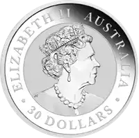 Kookaburra 1 kilogram 2019 - srebrna moneta