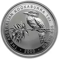 Kookaburra 1 uncja 2000 - srebrna moneta