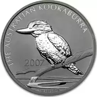 Kookaburra 1 uncja 2007 - srebrna moneta