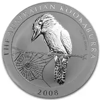 Kookaburra 1 uncja 2008 - srebrna moneta