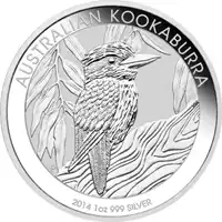 Kookaburra 1 uncja 2014 - srebrna moneta
