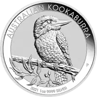 Kookaburra 1 uncja 2021 - srebrna moneta