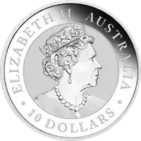 Kookaburra 10 uncji 2023 - srebrna moneta