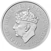 Koronacja Karola III 1 uncja 2023 - srebrna moneta