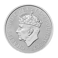 Koronacja Karola III Britannia 1 uncja 2023 - srebrna moneta