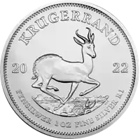 Krugerrand 1 uncja 2022 - srebrna moneta